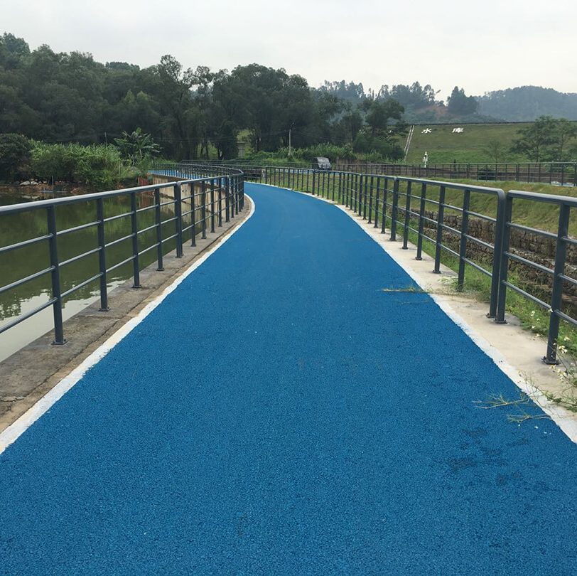 彩色沥青路面施工